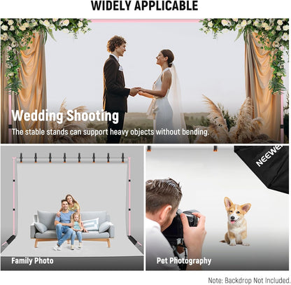 Neewer NK-ST0204: Photo Studio Backdrop Support System - Pink