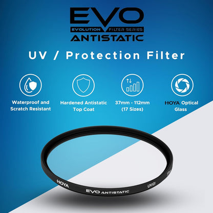Hoya UV Filter 77mm Evo Antistatic Lens Protector