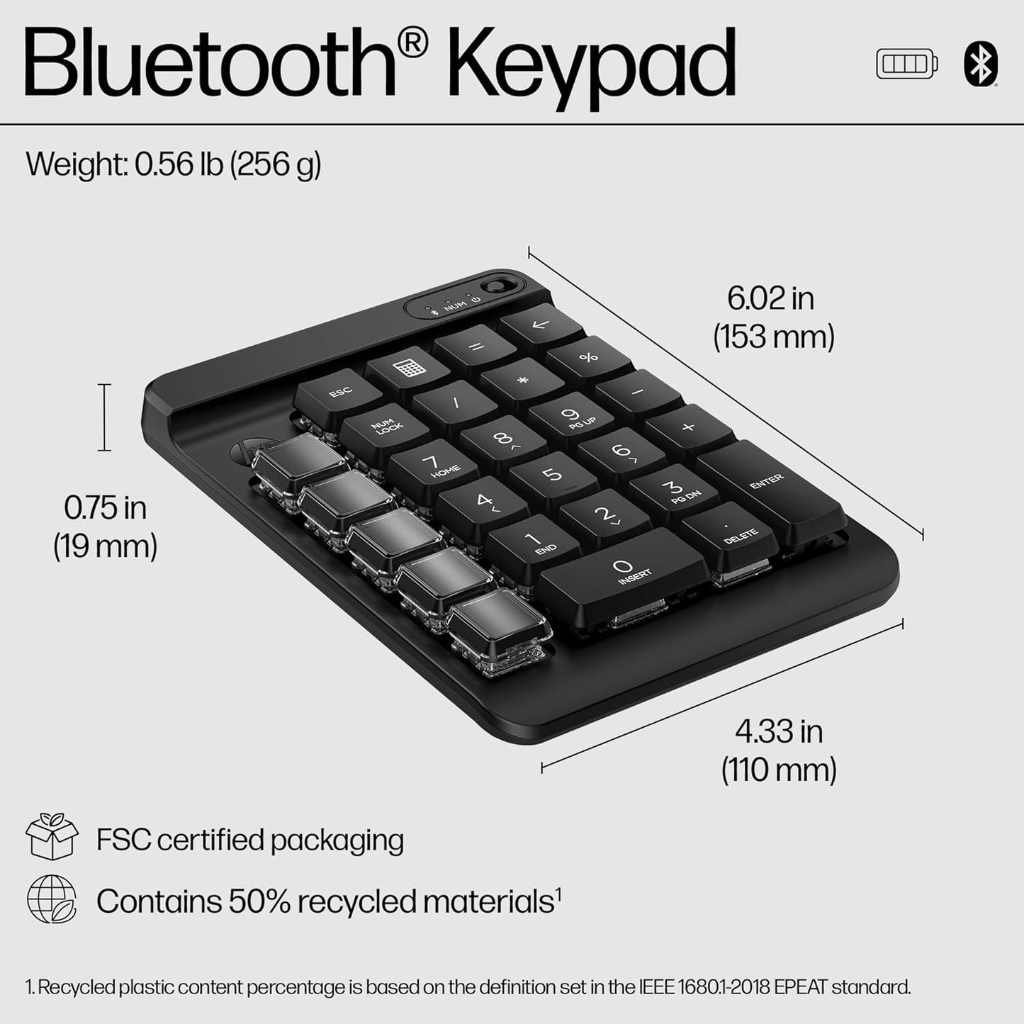 HP 7N7C2AA#ABA 430 Programmable Wireless Keypad