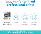 HP 4WN09A Enhanced Business Glossy Paper 8.5x11