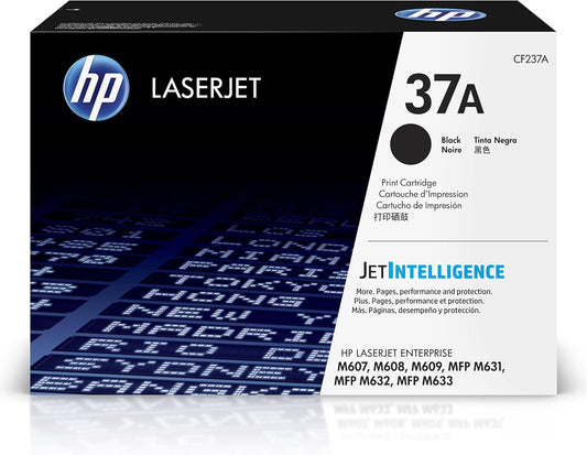 HP CF237A Black LaserJet Toner Cartridge 37A