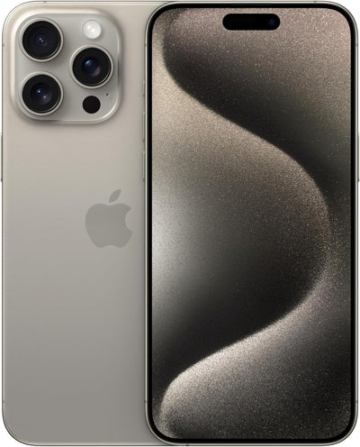Apple iPhone 15 Pro Max 256GB Natural Titanium AT&T Renewed