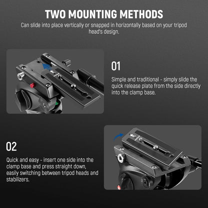 Neewer QR5 Quick Release Plate 2-Pack 501PL