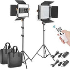 Neewer 90096328 480 LED Video Light Kit Remote