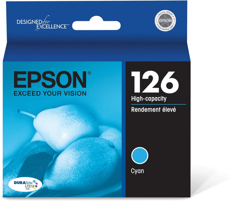 Epson T126220-S Cyan DURABrite Ultra Ink Cartridge — main product image