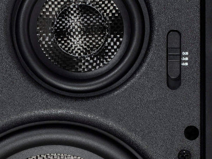 Monoprice 134199 Carbon Fiber In-Wall Speakers 6.5-Inch Pair