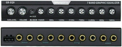 Gravity GR-EQ9 7 Band Graphic Equalizer Car Audio