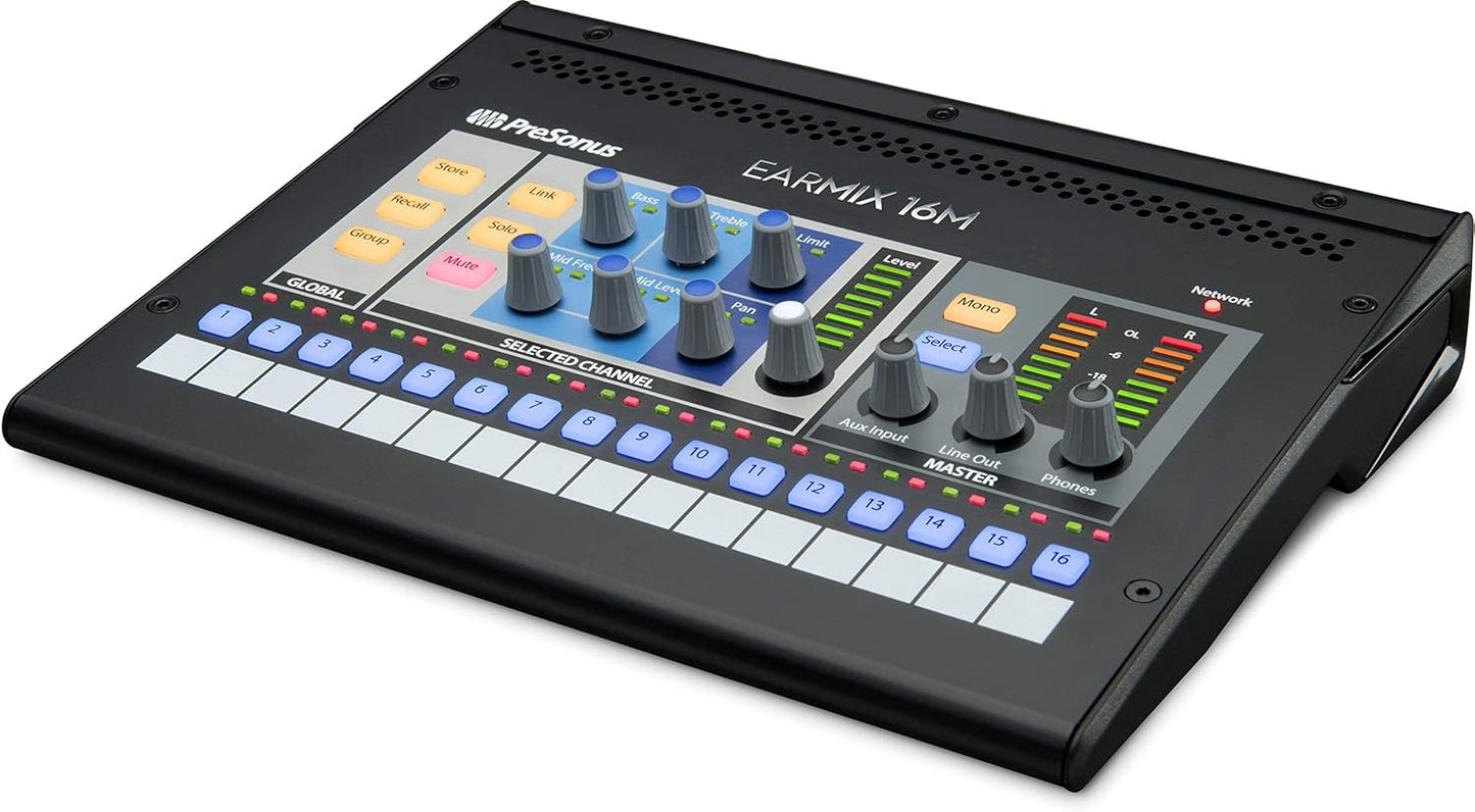 PreSonus EarMix 16M AVB Personal Monitor Mixer