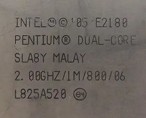 Intel E2180 Pentium Dual Core 2.0GHz LGA775 CPU — main product image