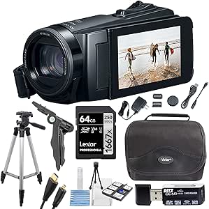 Canon 3909C001 VIXIA HF W10 Camcorder Bundle