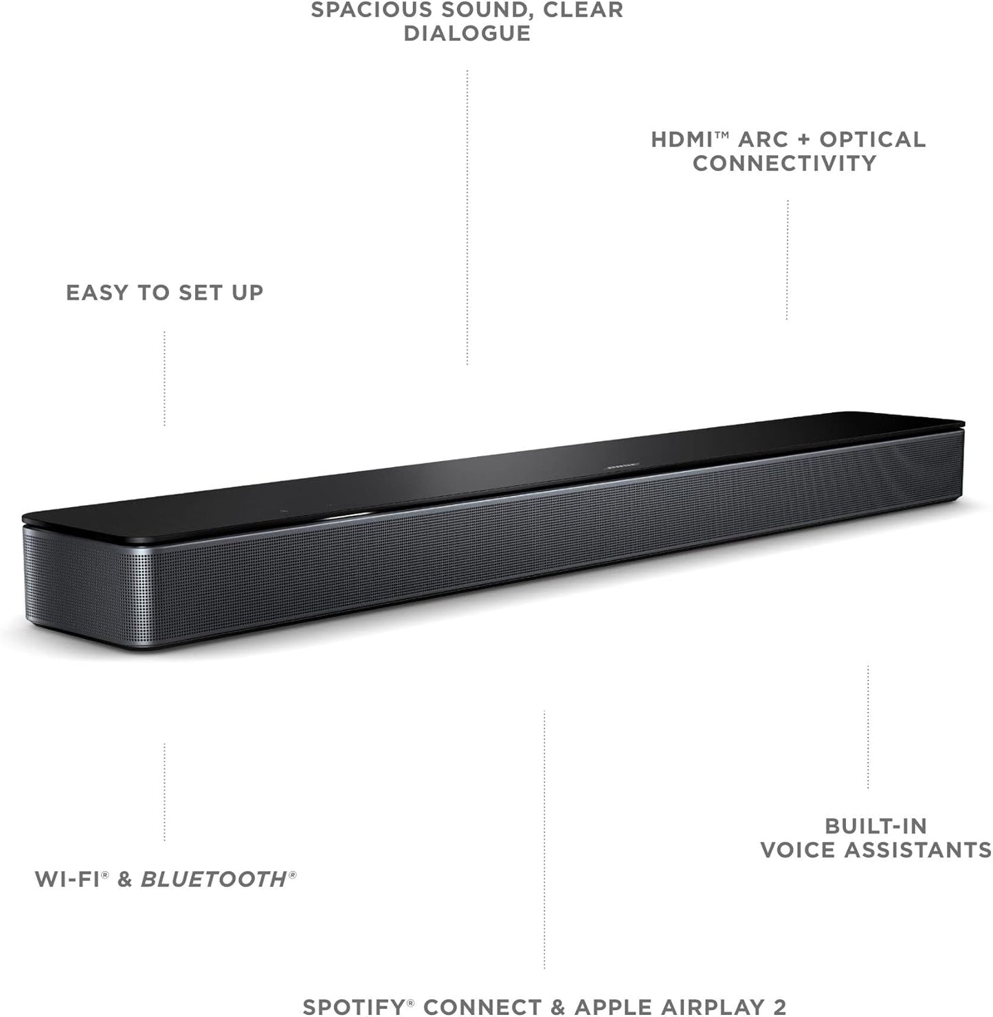 Bose SSB600-SOUNDBAR-FR Smart Soundbar with Dolby Atmos