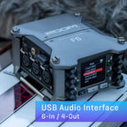 Zoom F6 Multitrack Field Recorder - 6-Input/14-Track
