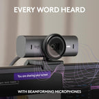 Logitech 960-001545 MX Brio 4K Streaming Webcam Graphite