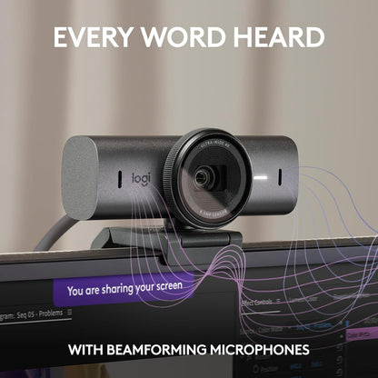 Logitech 960-001545 MX Brio 4K Streaming Webcam Graphite