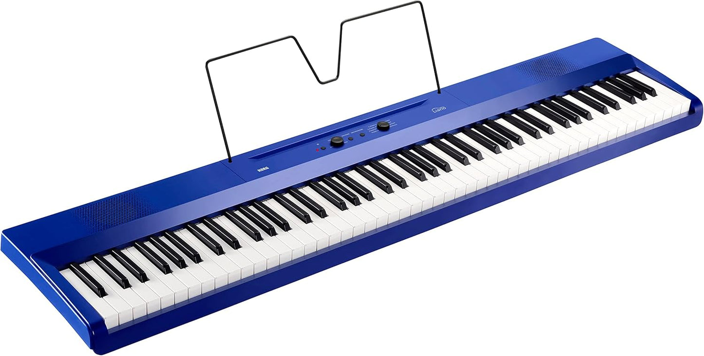 Korg L1MBLUE 88-Key Portable Digital Piano - Blue