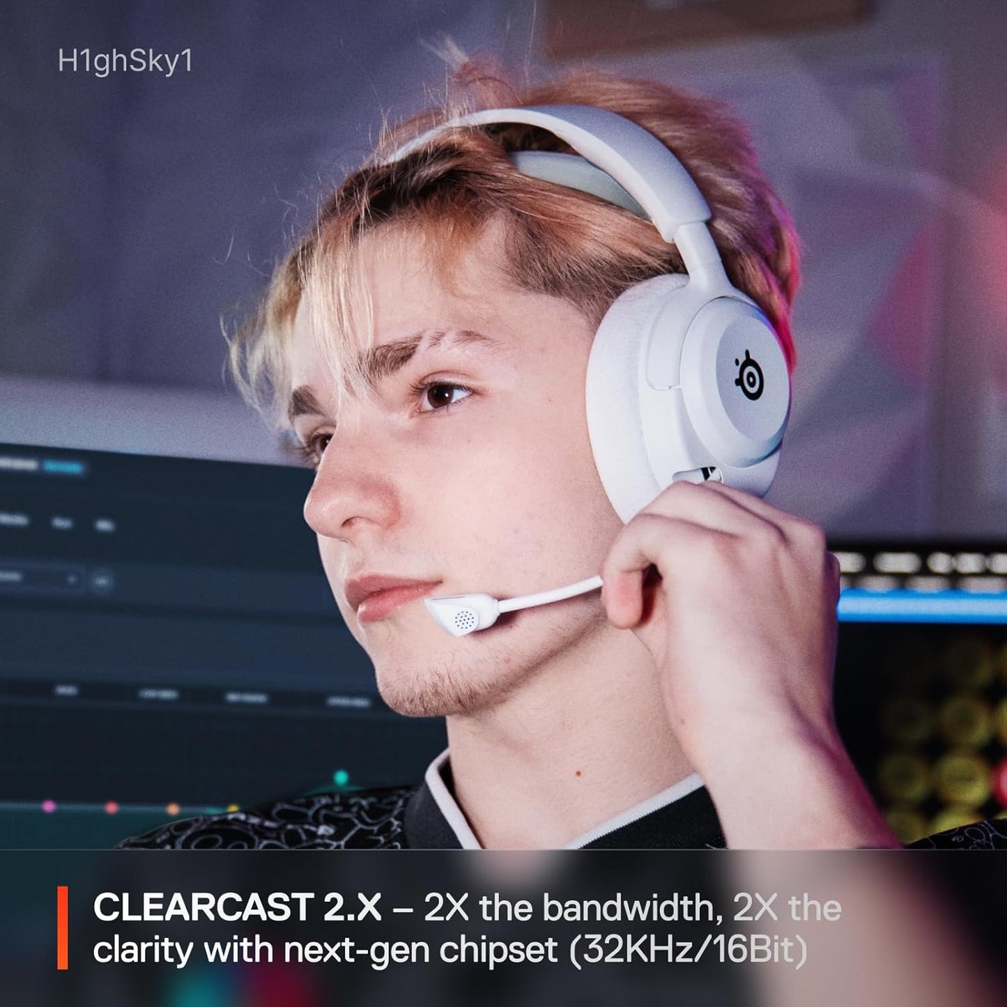 SteelSeries 61674 Arctis Nova 5P Wireless Gaming Headset - White