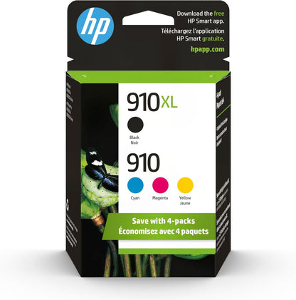 HP 3JB41AN 910/910XL Ink Cartridge 4-Pack
