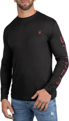 Spyder Mens Crew Neck Long Sleeve Undershirts 2-Pack