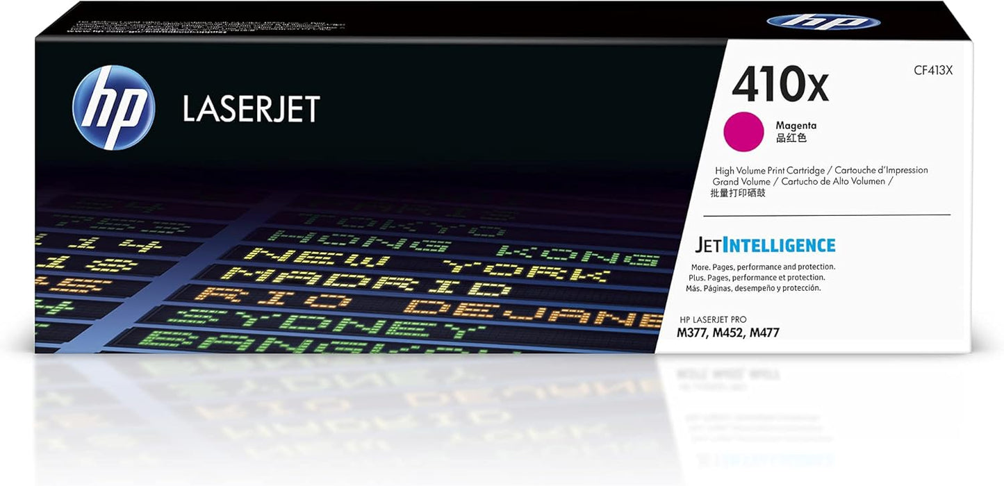 HP CF413X 410X Magenta High-Yield Toner Cartridge