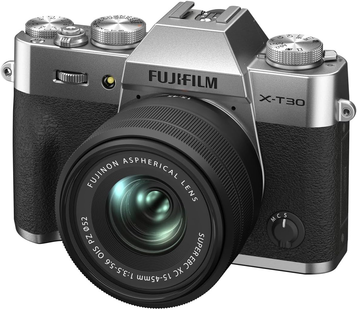 Fujifilm X-T30 II XC15-45mm Kit - Silver Mirrorless Camera