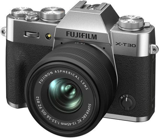 Fujifilm X-T30 II XC15-45mm Kit - Silver Mirrorless Camera