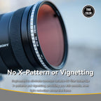 NiSi 500172 82mm Swift Variable ND Filter: 1-5 Stops