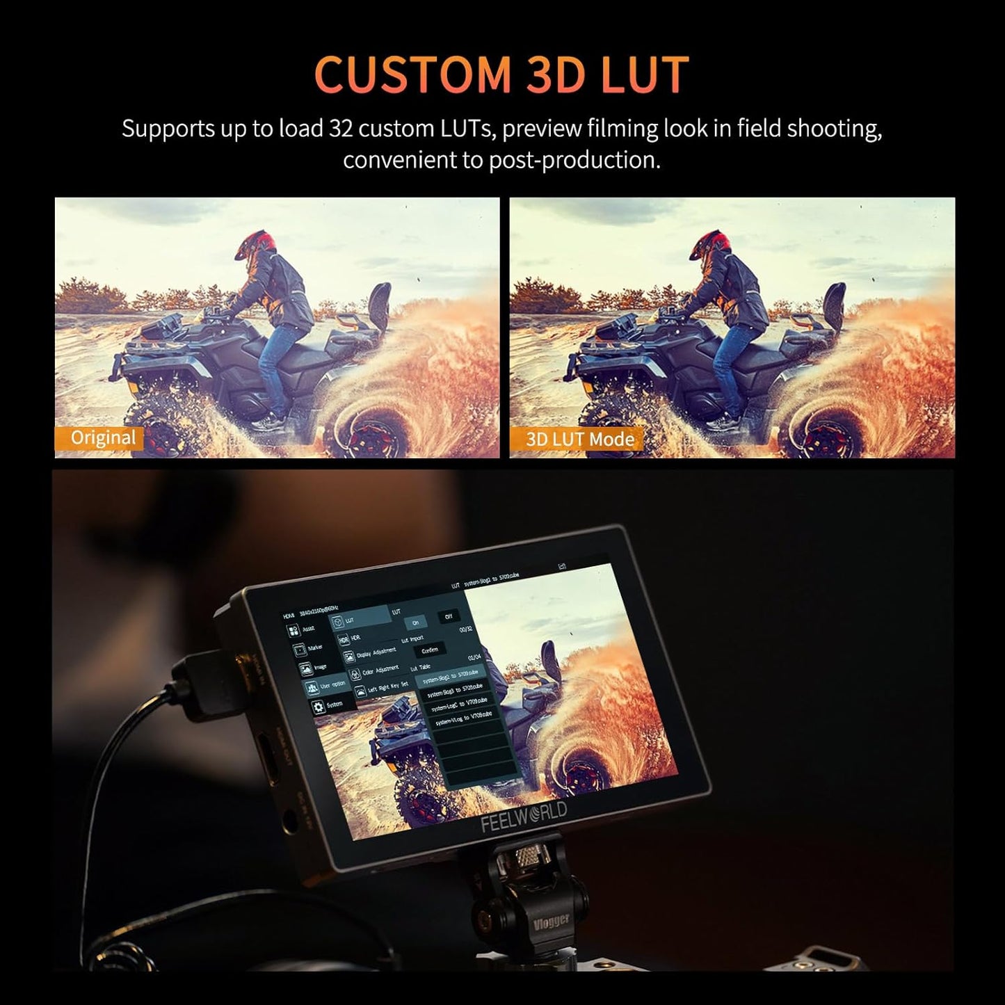 FEELWORLD P6X-ANP75-AMC5-OF-US 5.5" 1000nit Touchscreen Monitor Kit