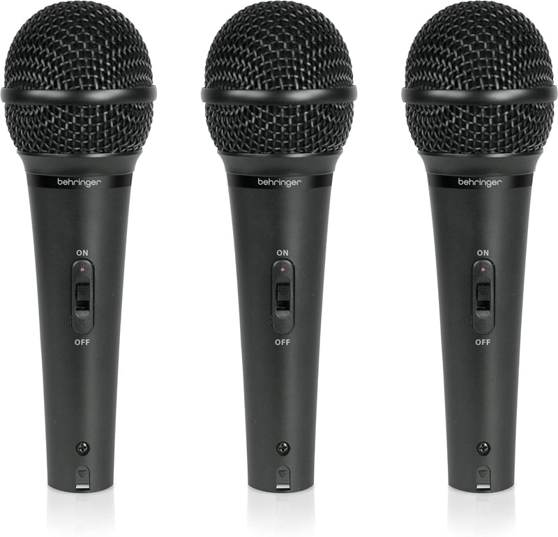 Behringer BPSMP33472-XM1800S ULTRAVOICE Dynamic Microphone 3-Pack — main product image