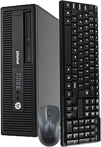 HP EliteDesk 800 G1 Small Form Factor PC (Renewed)