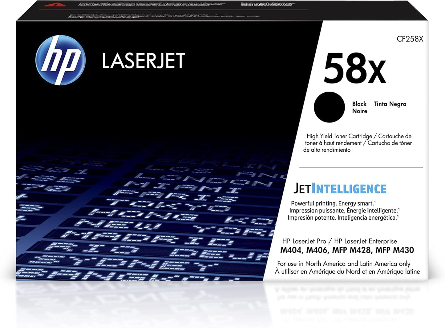HP CF258X 58X Black High-Yield LaserJet Toner Cartridge