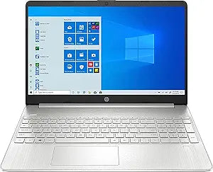 HP 15 11th Gen i5 Laptop, 16GB RAM, 256GB SSD, Silver — main product image