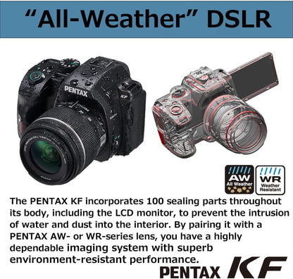 Pentax 01203 KF APS-C DSLR 18-55mm WR Kit