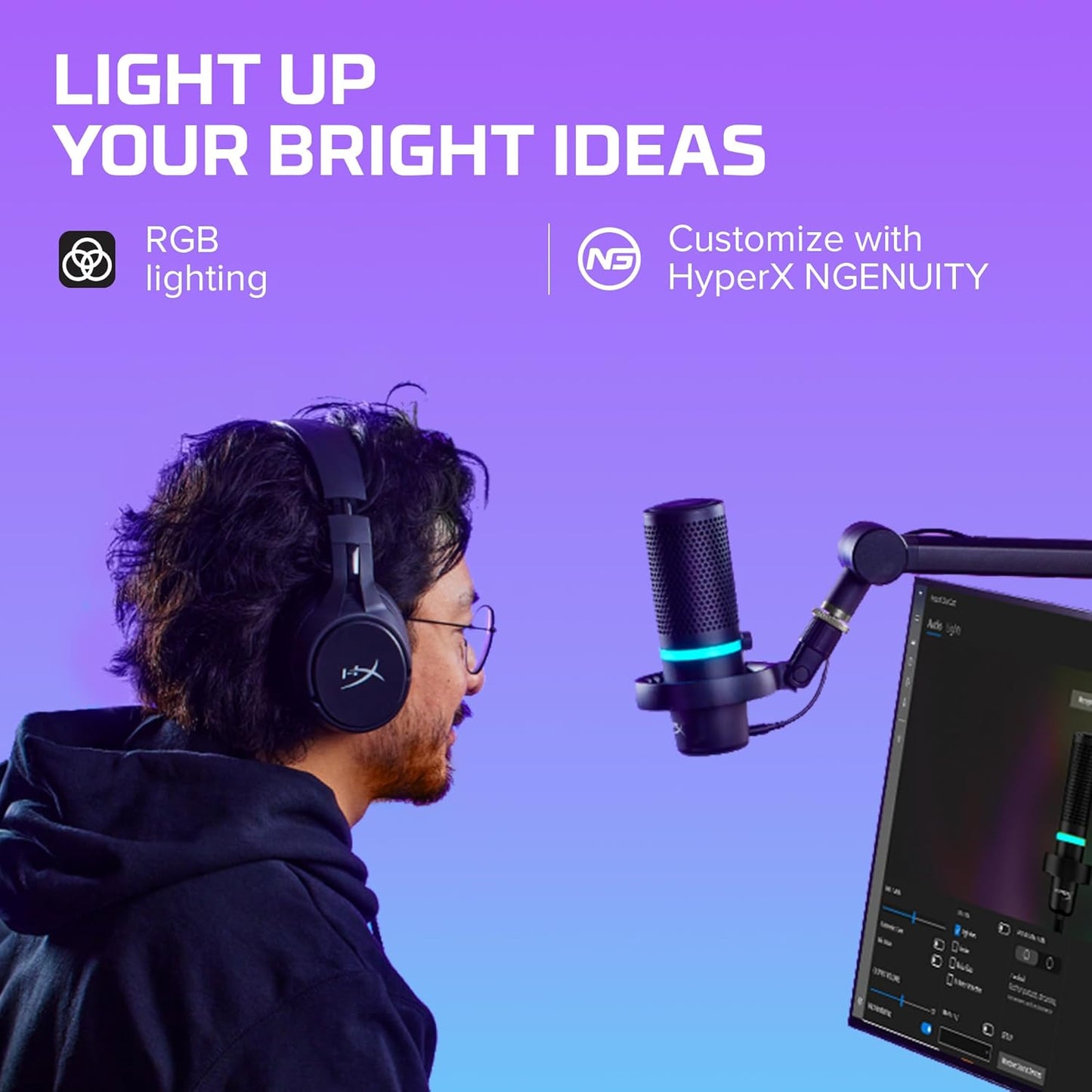 HyperX DuoCast RGB USB Condenser Microphone