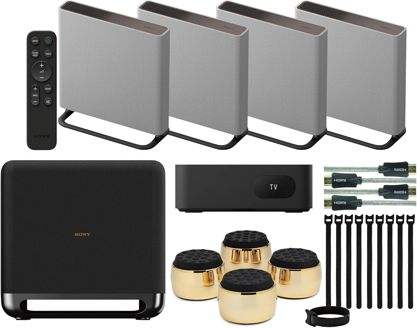 Sony Bravia Theater Quad Surround Sound System Bundle