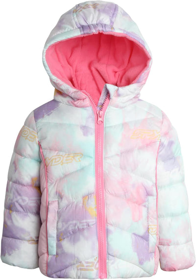 Spyder Baby Girls' Winter Quilted Puffer Jacket (12-24M)