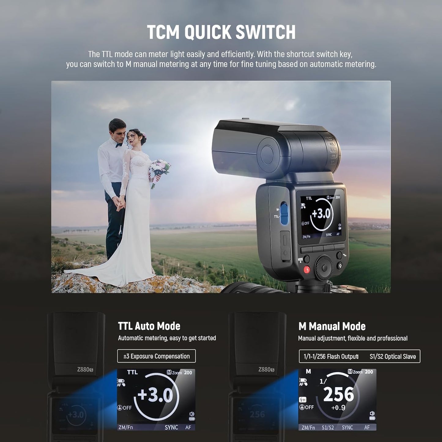 Neewer Z880-S 2.4G TTL Camera Flash Speedlite