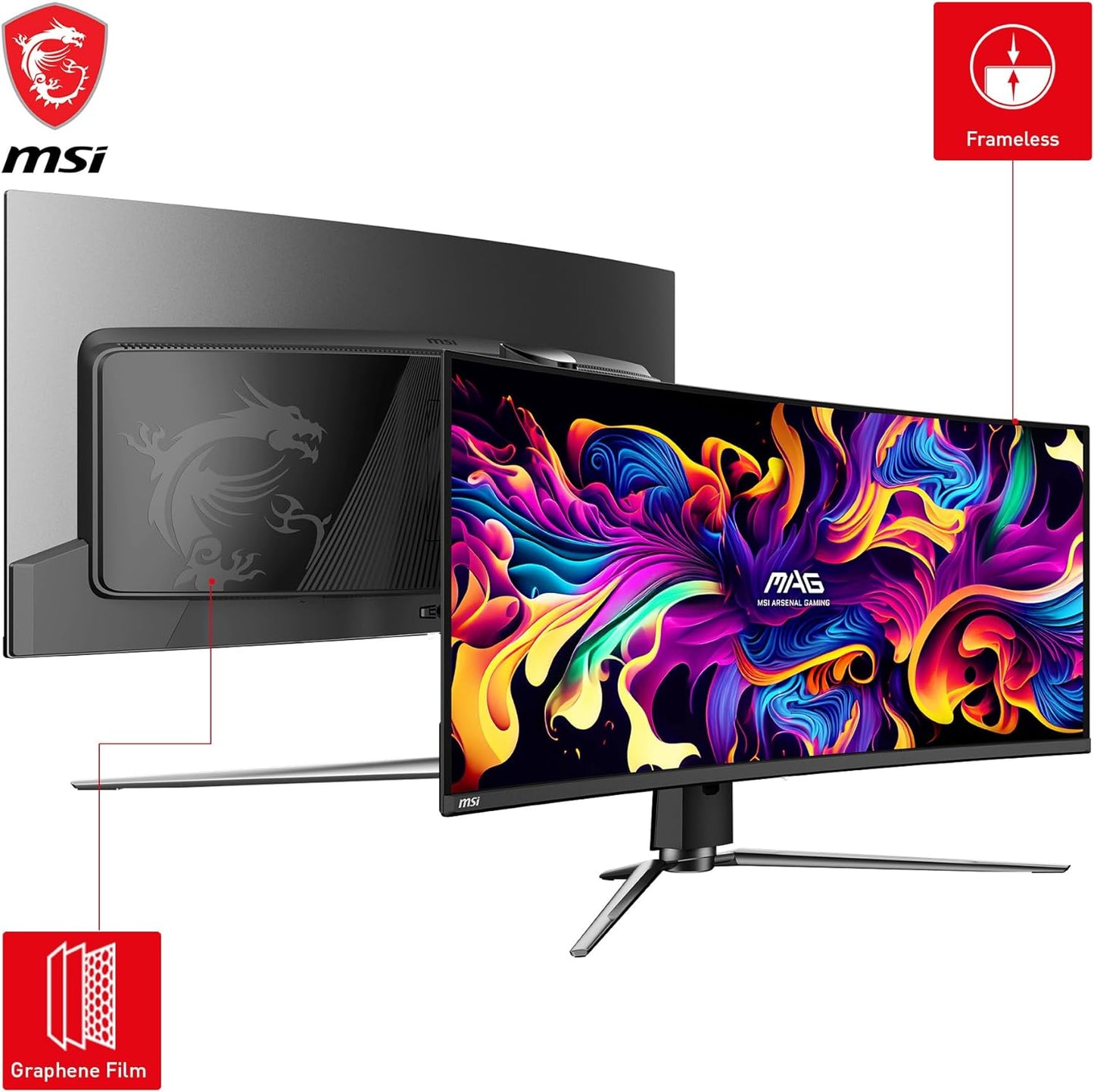 MSI MPG341CQPX QD-OLED 34" Curved 240Hz Gaming Monitor