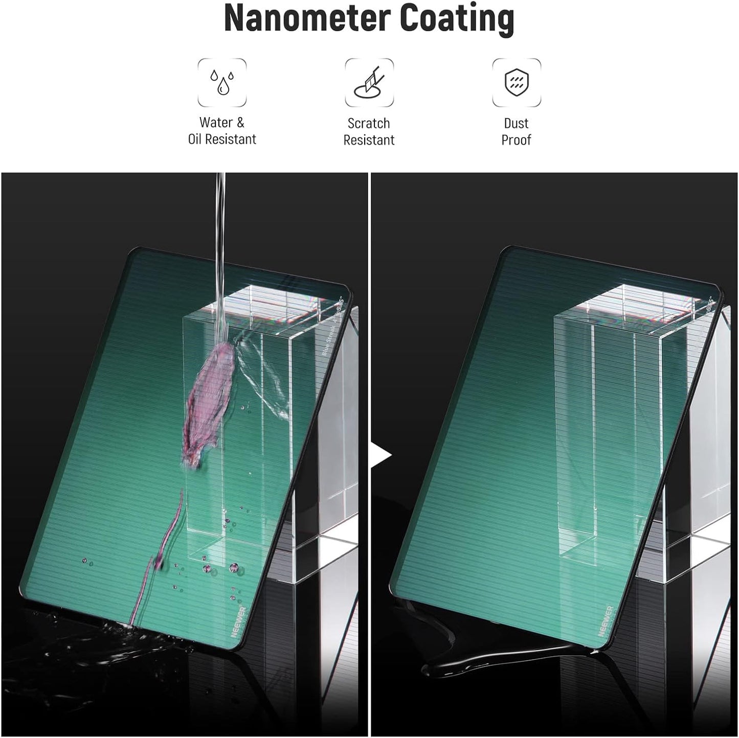 Neewer NW SERIES S 4x5.65" Blue Streak Anamorphic Filter