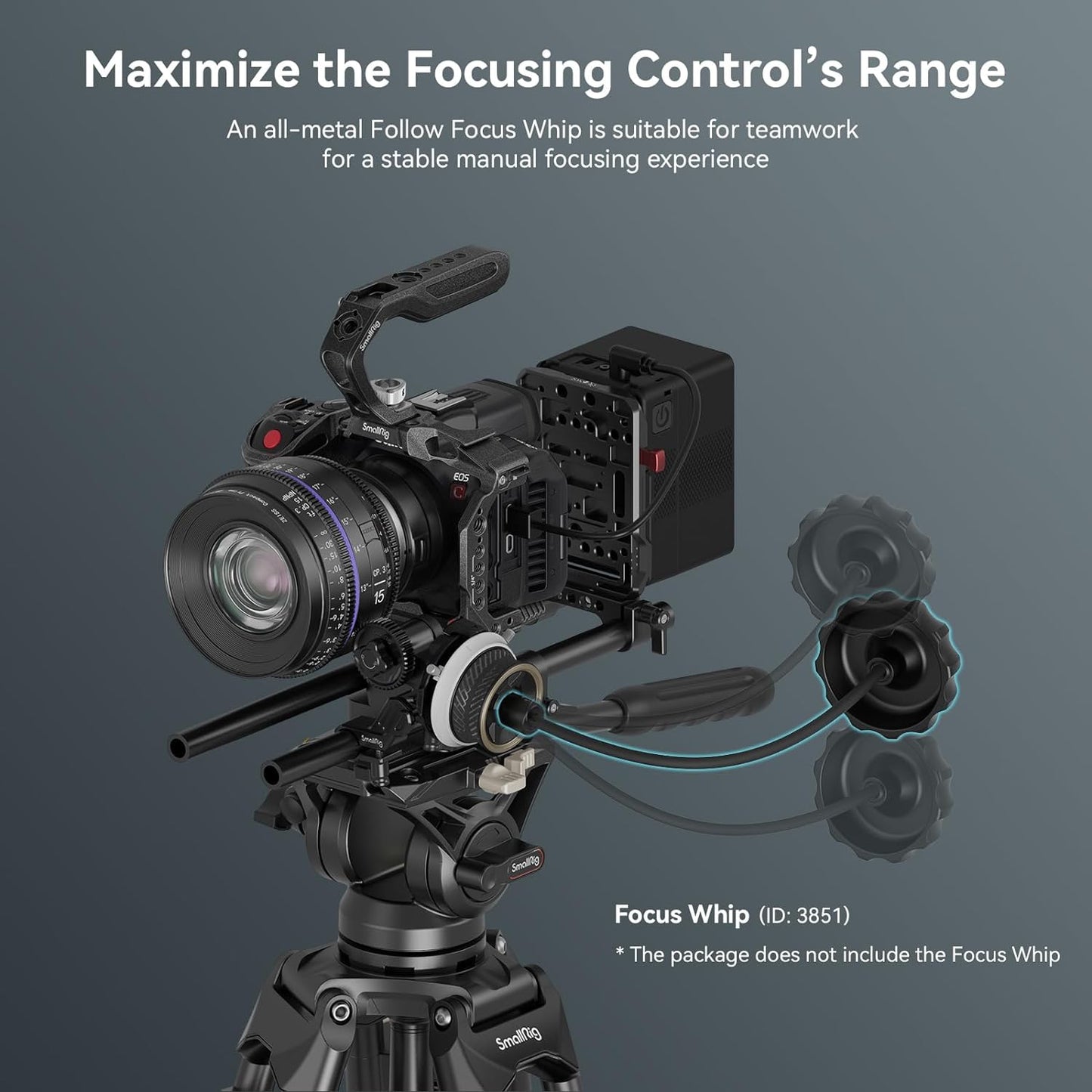 SmallRig 4956 Mini Follow Focus Lens Control