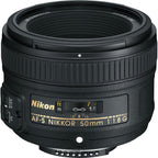 Nikon 2199 AF-S 50mm f/1.8G Lens - FX Format, Auto Focus