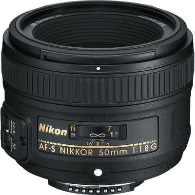 Nikon 2199 AF-S 50mm f/1.8G Lens - FX Format, Auto Focus