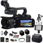 Canon XA45 Professional UHD 4K Camcorder Bundle (Renewed)