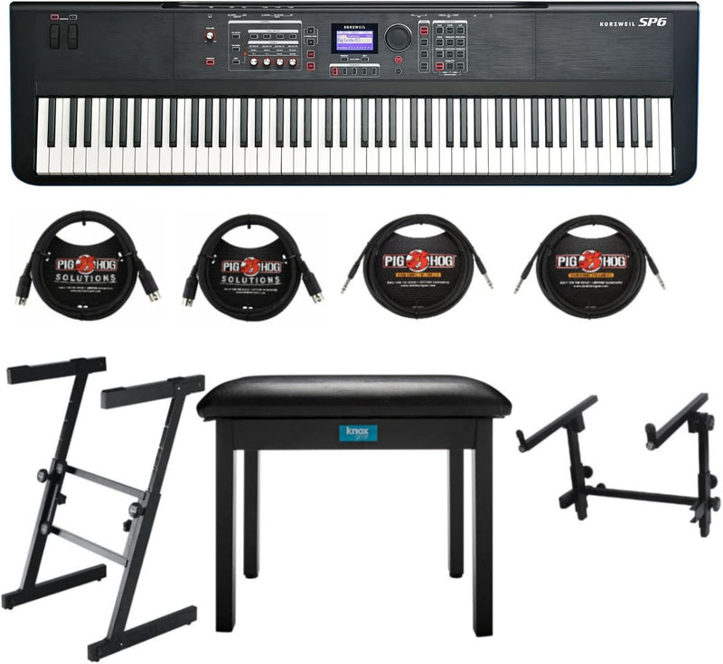 Kurzweil SP6 88-Key Stage Piano KSR Bundle — main product image