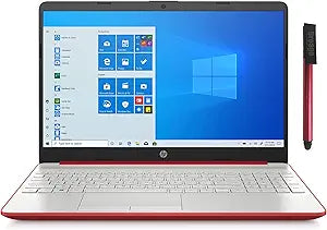HP 15-dw Pentium Gold Laptop 32GB RAM 1TB SSD Red — main product image