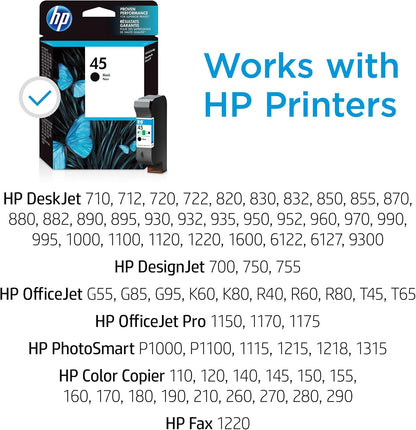 HP 51645AE 45 Black Ink Cartridge