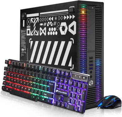 HP Core i5 RGB Gaming PC - Radeon RX 550 (Renewed)