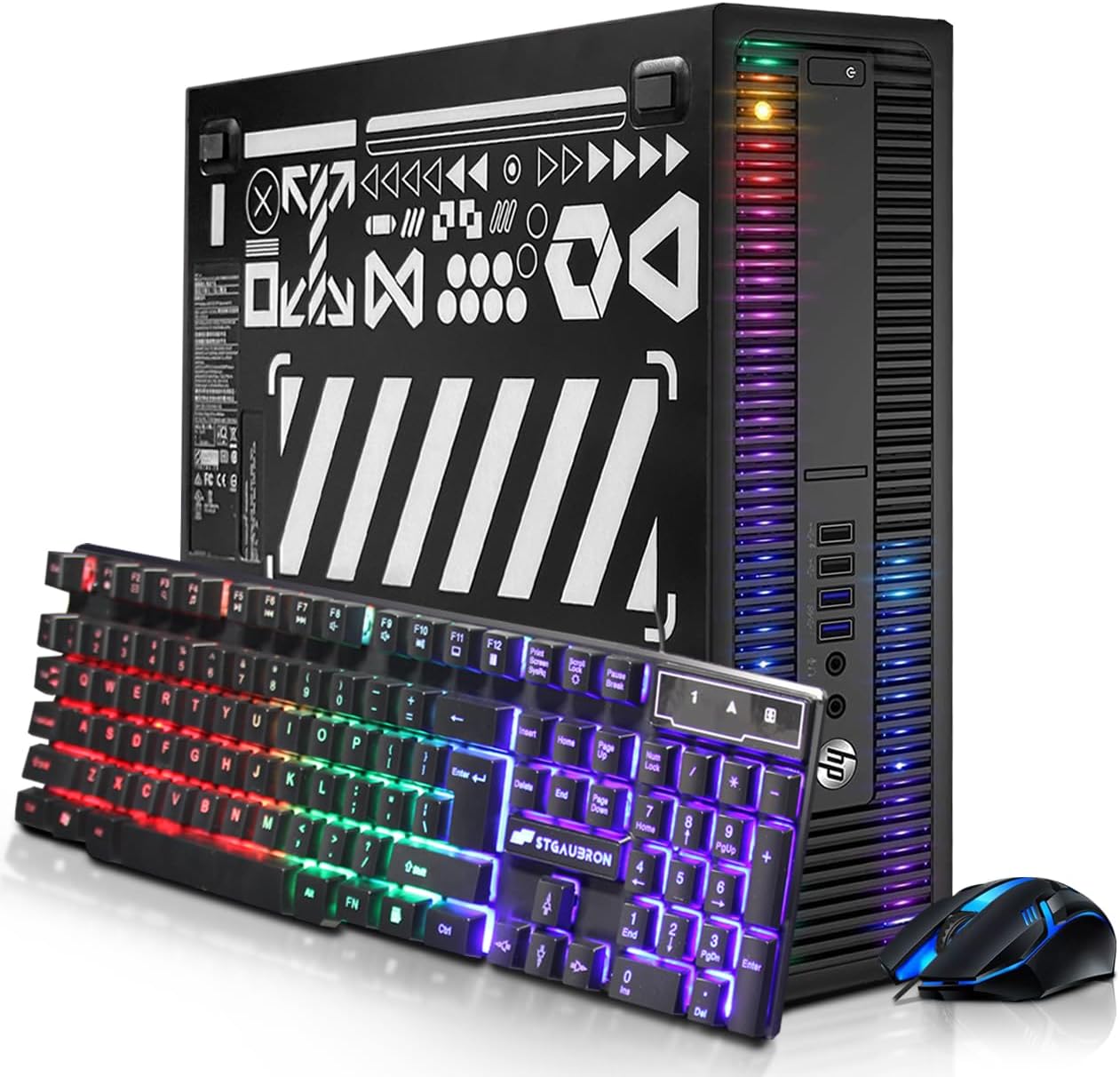 HP Core i5 RGB Gaming PC Desktop GT 1030