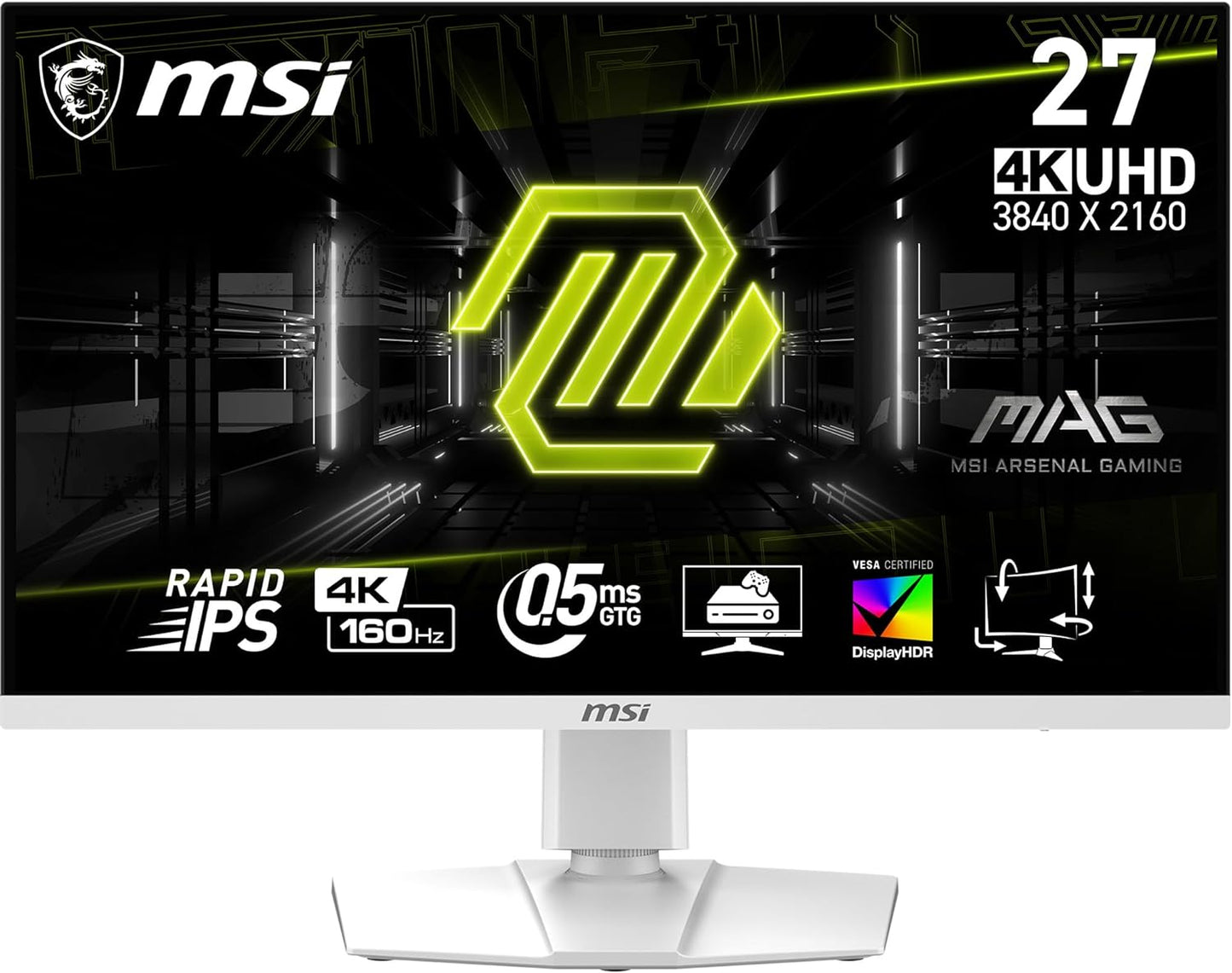 MSI MAG274URFW 27-inch 4K 160Hz Gaming Monitor