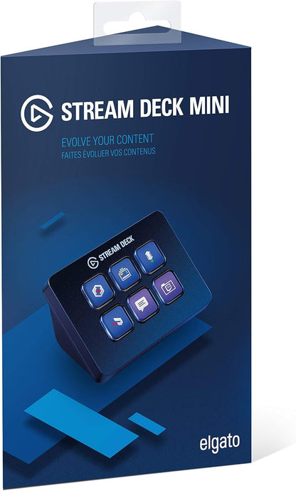 Corsair 10GAI9901-cr Elgato Stream Deck Mini Content Creation Controller (Renewed)