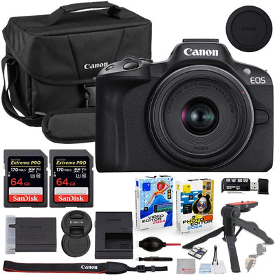 Canon CC-R501845BAS-1292025 EOS R50 18-45mm Lens Bundle